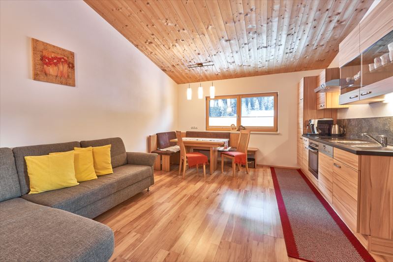 Agnesn Apartmenthaus Wohnzimmer Küche